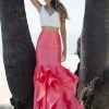 Angela & Alison - 71066A Ruffled V-neck Trumpet Dress Formal Gowns 2 Angela & Alison - 71066A Ruffled V-neck Trumpet Dress Formal Gowns