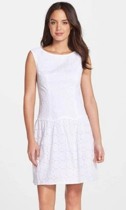 Cocktail Dresses Adrianna Papell - 12244340 Lace Bateau Neck A-Line Dress