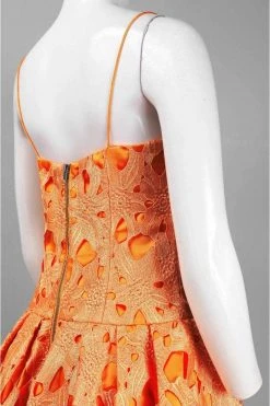 Adrianna Papell - 41893270 Crochet Overlay Short A-Line Dress 7 Adrianna Papell - 41893270 Crochet Overlay Short A-Line Dress