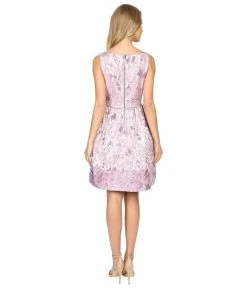 Cocktail Dresses Adrianna Papell - 41919570 Metallic Jacquard Floral Cocktail Dress