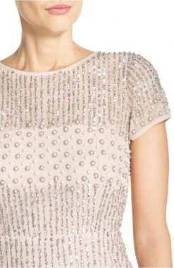 Cocktail Dresses Adrianna Papell - 41926810 Cap Sleeve Rivulet Beaded Sheath Dress 17 Cocktail Dresses Adrianna Papell - 41926810 Cap Sleeve Rivulet Beaded Sheath Dress