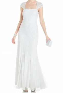 Formal Gowns Adrianna Papell - 91888730 Beaded And Sequined Square Trumpet Dress