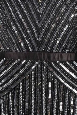 Formal Gowns Adrianna Papell - 92868950 Cap Sleeve Sequined Mesh A-Line Gown