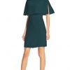 Adrianna Papell - AP1D100716 Popover Cape Crepe Shift Dress 2 Adrianna Papell - AP1D100716 Popover Cape Crepe Shift Dress