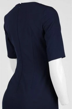 Adrianna Papell - AP1D100811 Short Sleeve V-neck Sheath Dress 17 Adrianna Papell - AP1D100811 Short Sleeve V-neck Sheath Dress