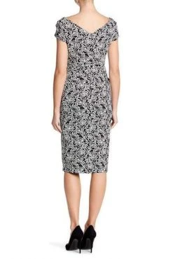 Adrianna Papell - AP1D101704 Floral Asymmetric Cocktail Dress Cocktail Dresses