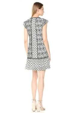 Adrianna Papell - AP1D101943 Floral Lace Jewel Cocktail Dress Cocktail Dresses