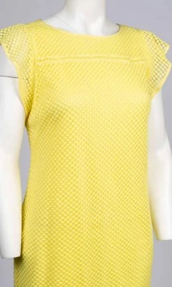 Adrianna Papell - AP1D102069 Ruffled Diamond Embroidered Dress