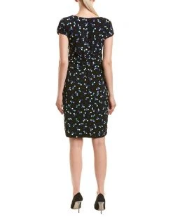 Adrianna Papell - AP1D102275 Polka Dot Jewel Cocktail Dress Cocktail Dresses