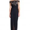 Adrianna Papell - AP1E200066 Off Shoulder Sequin Draped Evening Gown Formal Gowns 2 Adrianna Papell - AP1E200066 Off Shoulder Sequin Draped Evening Gown Formal Gowns
