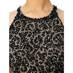 Adrianna Papell - AP1E200183 Swirl Motif Sheath Dress Cocktail Dresses