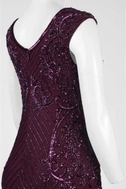 Adrianna Papell - AP1E200211 Sequined Keyhole Trumpet Gown