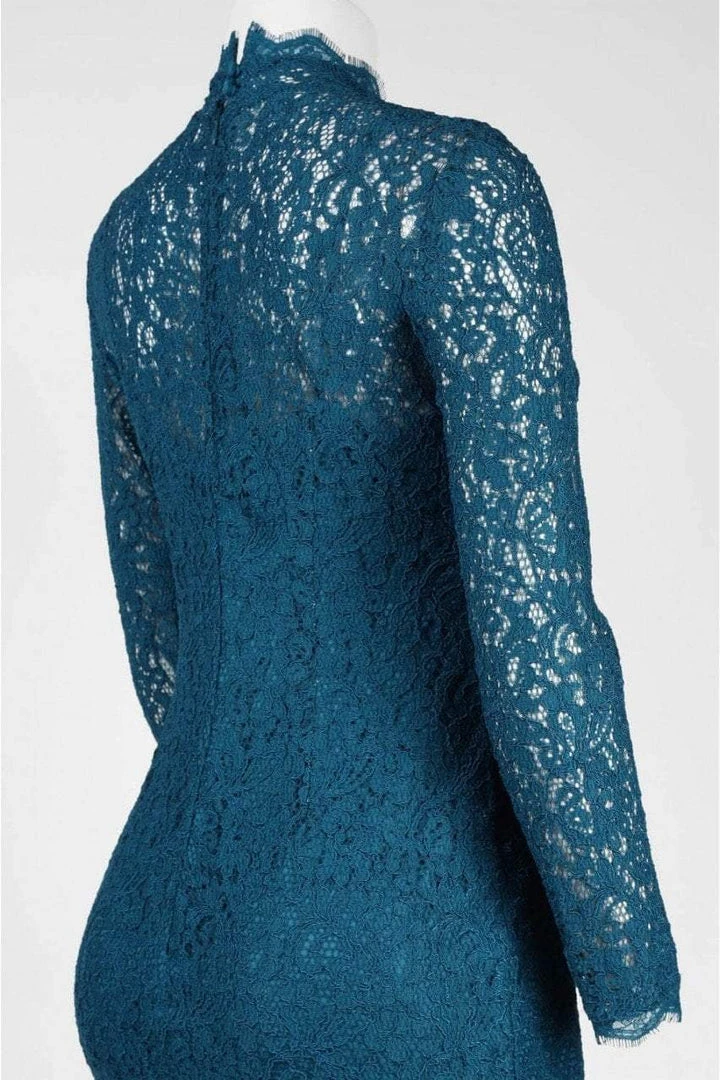 Adrianna Papell - AP1E200552 Long Sleeve Bodycon Lace Dress 7 Adrianna Papell - AP1E200552 Long Sleeve Bodycon Lace Dress