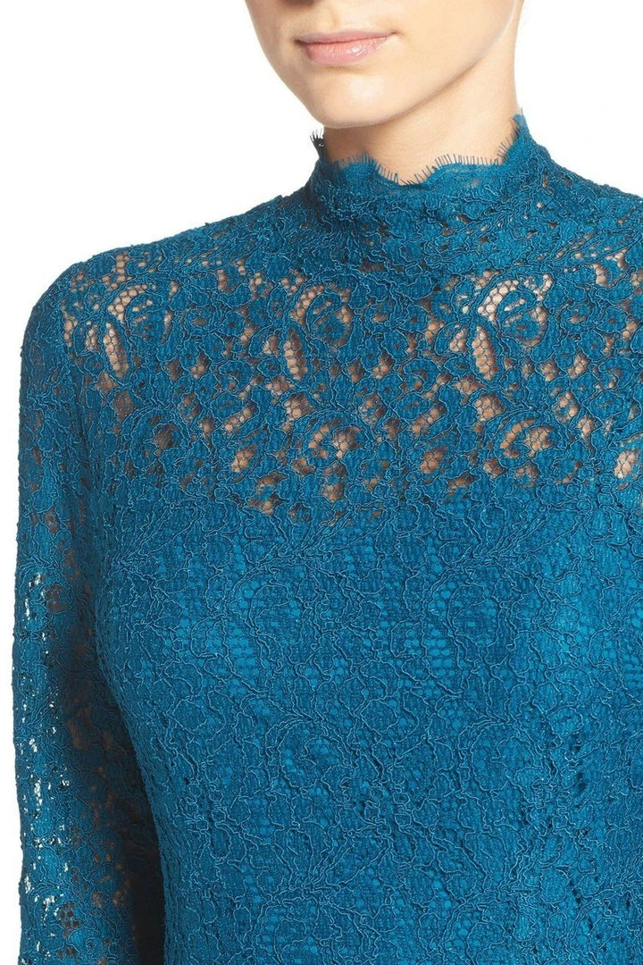 Adrianna Papell - AP1E200552 Long Sleeve Bodycon Lace Dress 4 Adrianna Papell - AP1E200552 Long Sleeve Bodycon Lace Dress