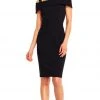 Adrianna Papell - AP1E201555 Embellished Off-shoulder Sheath Dress Cocktail Dresses