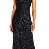 Adrianna Papell - AP1E201867 Sequin Embellished Evening Gown Formal Gowns