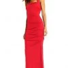 Adrianna Papell - AP1E202255 Sleeveless Square Neckline Sheath Dress Formal Gowns 1 Adrianna Papell - AP1E202255 Sleeveless Square Neckline Sheath Dress Formal Gowns