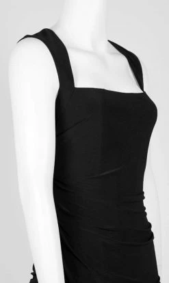 Adrianna Papell - AP1E202255 Sleeveless Square Neckline Sheath Dress Formal Gowns