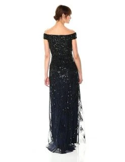 Adrianna Papell - AP1E202441 Embellished Off-Shoulder Evening Gown Formal Gowns