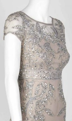 Adrianna Papell - AP1E202791 Embellished Bateau Fitted Cocktail Dress 11 Adrianna Papell - AP1E202791 Embellished Bateau Fitted Cocktail Dress