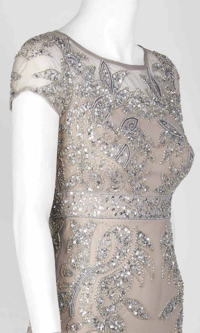 Adrianna Papell - AP1E202791 Embellished Bateau Fitted Cocktail Dress 7 Adrianna Papell - AP1E202791 Embellished Bateau Fitted Cocktail Dress