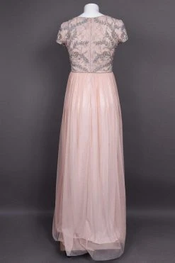 Formal Gowns Adrianna Papell - AP1E202874 Embellished Illusion Tulle A-line Dress 12 Formal Gowns Adrianna Papell - AP1E202874 Embellished Illusion Tulle A-line Dress