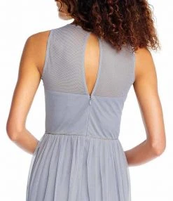 Adrianna Papell - AP1E203102 Filigree Beaded Embroidered Tulle Gown Formal Gowns