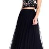 Formal Gowns Adrianna Papell - AP1E203115 Two Piece Sequined Tulle A-line Dress 1 Formal Gowns Adrianna Papell - AP1E203115 Two Piece Sequined Tulle A-line Dress