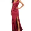 Formal Gowns Adrianna Papell - AP1E203395 Sleek Plunging V-neck Trumpet Dress 1 Formal Gowns Adrianna Papell - AP1E203395 Sleek Plunging V-neck Trumpet Dress
