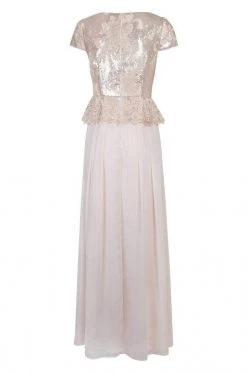Adrianna Papell - AP1E203408 Embroidered And Sequined Chiffon Dress Formal Gowns