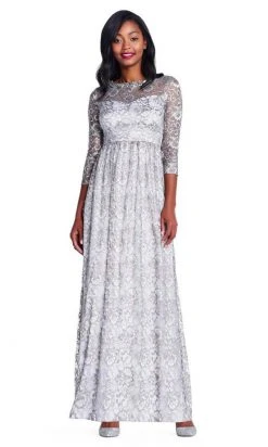 Formal Gowns Adrianna Papell - AP1E203486 Lace Evening Dress