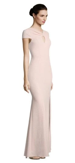 Adrianna Papell - AP1E203510 Crossed Front Keyhole Trumpet Dress Formal Gowns