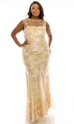 Formal Gowns Adrianna Papell - AP1E203566W Floral Evening Dress