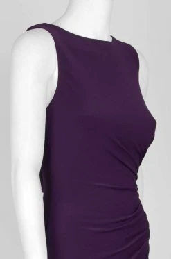 Adrianna Papell - AP1E203781 Embellished Bateau Jersey Sheath Dress