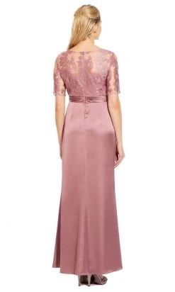 Formal Gowns Adrianna Papell - AP1E205141 Embroidered Bateau Satin Sheath Dress 11 Formal Gowns Adrianna Papell - AP1E205141 Embroidered Bateau Satin Sheath Dress