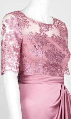 Formal Gowns Adrianna Papell - AP1E205141 Embroidered Bateau Satin Sheath Dress 17 Formal Gowns Adrianna Papell - AP1E205141 Embroidered Bateau Satin Sheath Dress