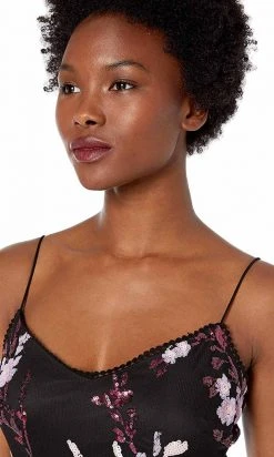 Adrianna Papell - AP1E205209 Tea Length Floral Sequined Trumpet Dress Cocktail Dresses 8 Adrianna Papell - AP1E205209 Tea Length Floral Sequined Trumpet Dress Cocktail Dresses