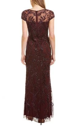 Formal Gowns Adrianna Papell - AP1E205915 Illusion Neckline Beaded Evening Gown