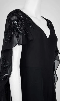 Adrianna Papell - AP1E206658 Embellished V Neck Jumpsuit Plus Size Dresses 13 Adrianna Papell - AP1E206658 Embellished V Neck Jumpsuit Plus Size Dresses