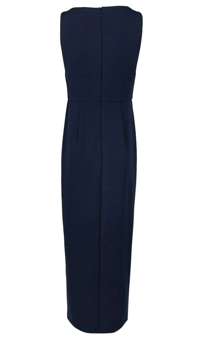 Adrianna Papell - AP1E206762 Sleeveless V-Neck Column Long Crepe Dress 9 Adrianna Papell - AP1E206762 Sleeveless V-Neck Column Long Crepe Dress