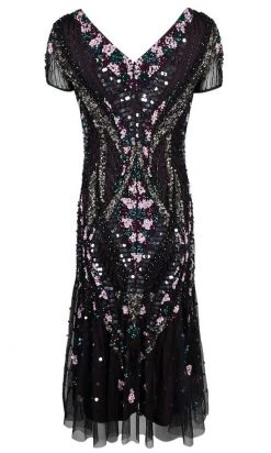 Plus Size Dresses Adrianna Papell - AP1E206950 Sequined Neck Sheath Dress 8 Plus Size Dresses Adrianna Papell - AP1E206950 Sequined Neck Sheath Dress