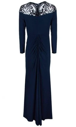 Adrianna Papell - AP1E206953 Embellished Long Sleeve Sheath Dress 12 Adrianna Papell - AP1E206953 Embellished Long Sleeve Sheath Dress