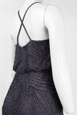 Adrianna Papell - Beaded Blouson Dress 91891180 Formal Gowns