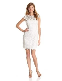 Cocktail Dresses Adrianna Papell - Crochet Lace Dress 41877530