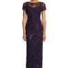 Adrianna Papell - Embellished Bateau Neckline Long Dress 91929590 Formal Gowns 1 Adrianna Papell - Embellished Bateau Neckline Long Dress 91929590 Formal Gowns