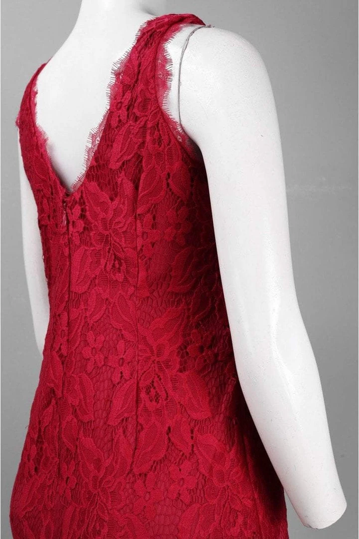 Cocktail Dresses Adrianna Papell - Floral Lace V-Neck Sleeveless Dress 41895500 9 Cocktail Dresses Adrianna Papell - Floral Lace V-Neck Sleeveless Dress 41895500