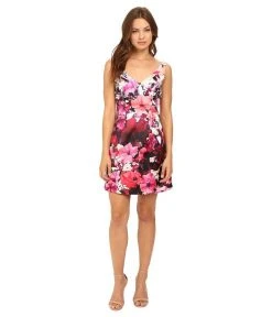 Cocktail Dresses Adrianna Papell - Floral Print Cocktail Dress 41923630
