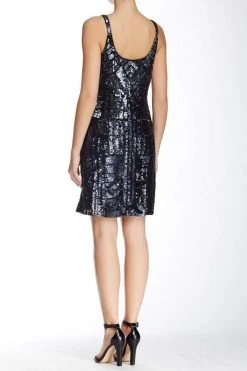 Cocktail Dresses Adrianna Papell - Full Sequin Tank Style Dress 41886030