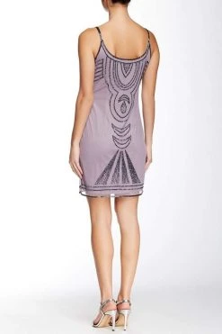 Adrianna Papell - Geometric Sheath Dress 41906220 Cocktail Dresses