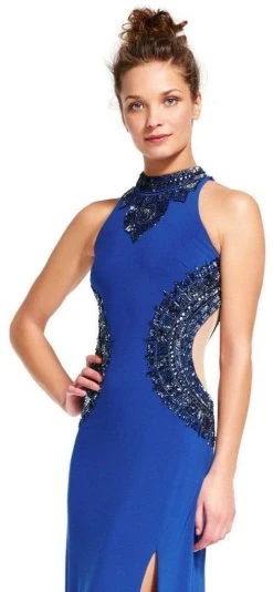 Adrianna Papell - Halter Neck Sheath Dress AP1E200688 Formal Gowns